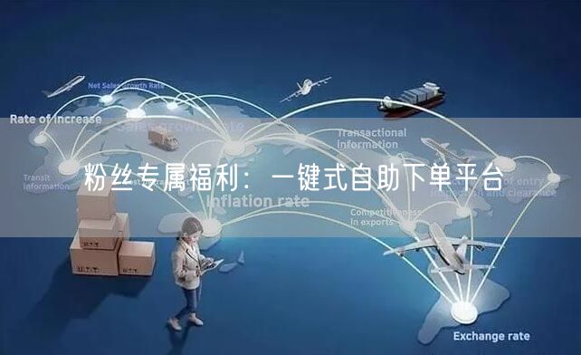 粉丝专属福利：一键式自助下单平台