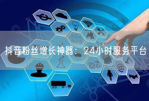 抖音粉丝增长神器：24小时服务平台