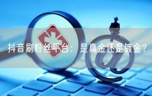 抖音刷粉丝平台：是真金还是镀金？
