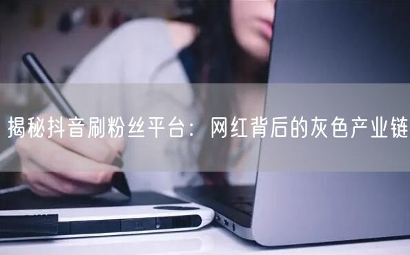 揭秘抖音刷粉丝平台：网红背后的灰色产业链