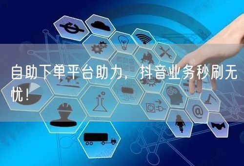 自助下单平台助力，抖音业务秒刷无忧！