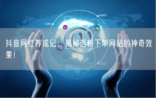 抖音网红养成记：揭秘活粉下单网站的神奇效果！