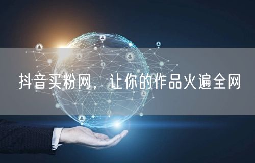 抖音买粉网，让你的作品火遍全网