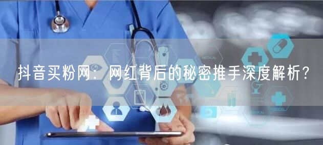 抖音买粉网:网红背后的秘密推手深度解析?