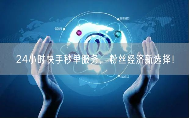 24小时快手秒单服务，粉丝经济新选择！