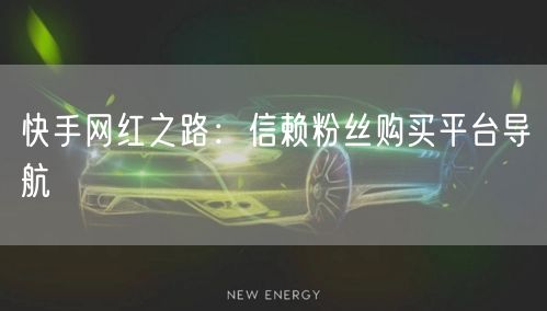快手网红之路:信赖粉丝购买平台导航