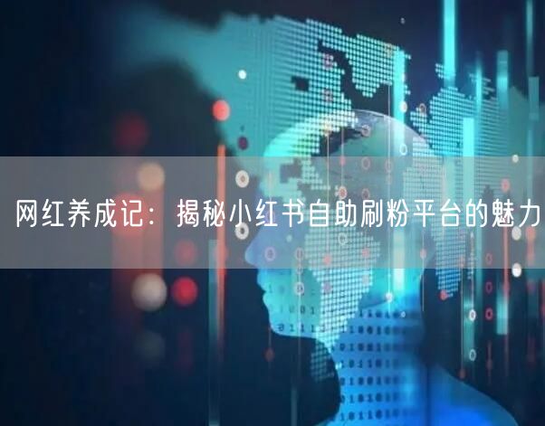 网红养成记：揭秘小红书自助刷粉平台的魅力