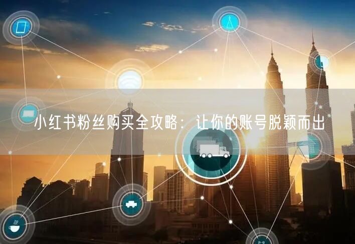 小红书粉丝购买全攻略：让你的账号脱颖而出