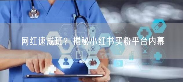 网红速成班？揭秘小红书买粉平台内幕