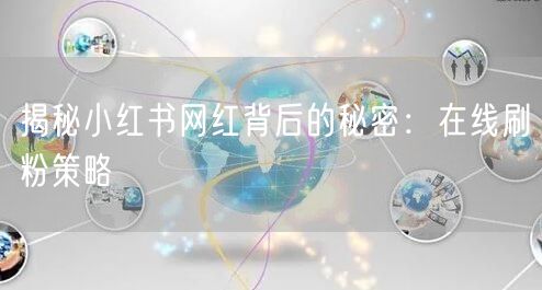 揭秘小红书网红背后的秘密：在线刷粉策略