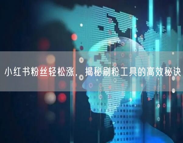 小红书粉丝轻松涨,揭秘刷粉工具的高效秘诀