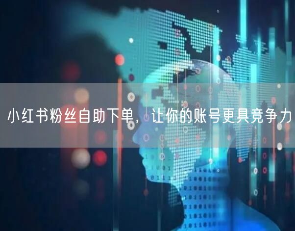 小红书粉丝自助下单,让你的账号更具竞争力