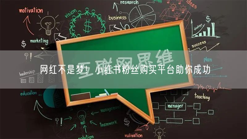 网红不是梦！小红书粉丝购买平台助你成功