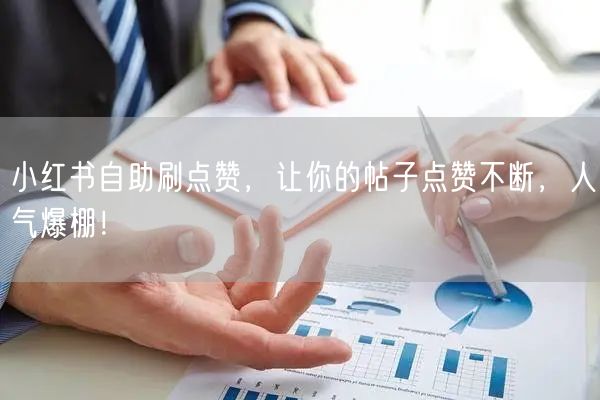 小红书自助刷点赞，让你的帖子点赞不断，人气爆棚！
