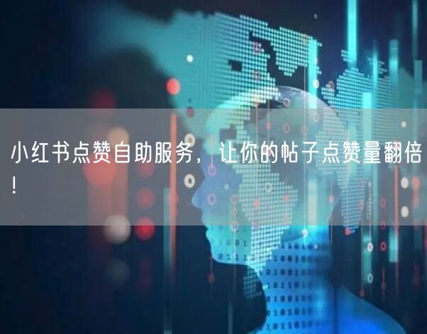 小红书点赞自助服务，让你的帖子点赞量翻倍！