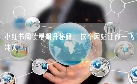 小红书阅读量飙升秘籍，这个网站让你一飞冲天