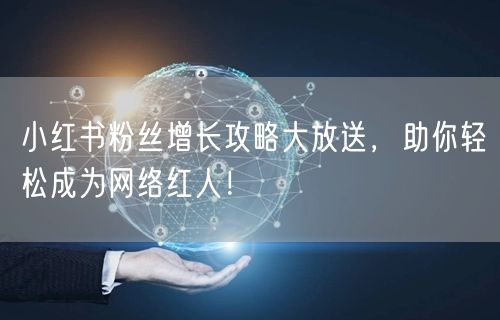 小红书粉丝增长攻略大放送，助你轻松成为网络红人！