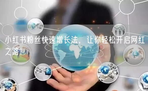 小红书粉丝快速增长法，让你轻松开启网红之路！