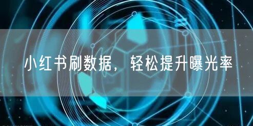 小红书刷数据，轻松提升曝光率