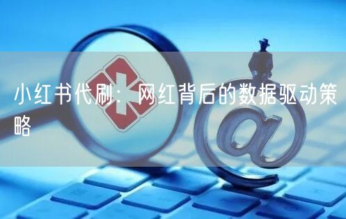 小红书代刷：网红背后的数据驱动策略