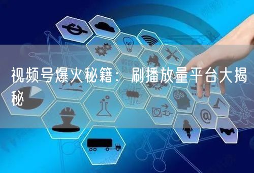 视频号爆火秘籍：刷播放量平台大揭秘