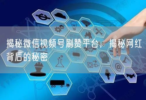 揭秘微信视频号刷赞平台，揭秘网红背后的秘密