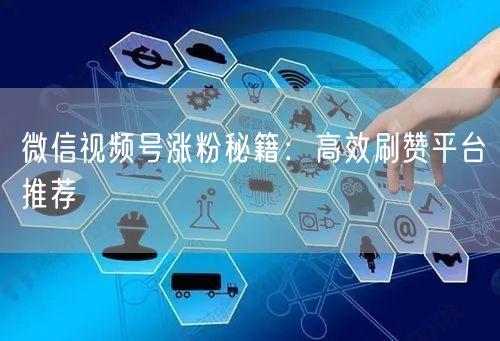 微信视频号涨粉秘籍:高效刷赞平台推荐